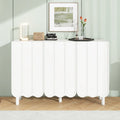 Cream-colored shoe cabinet