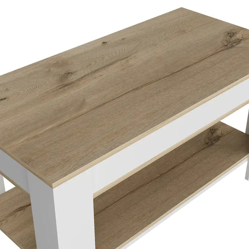 Storage Table, Extendable Table Shelf, Lower Shelf