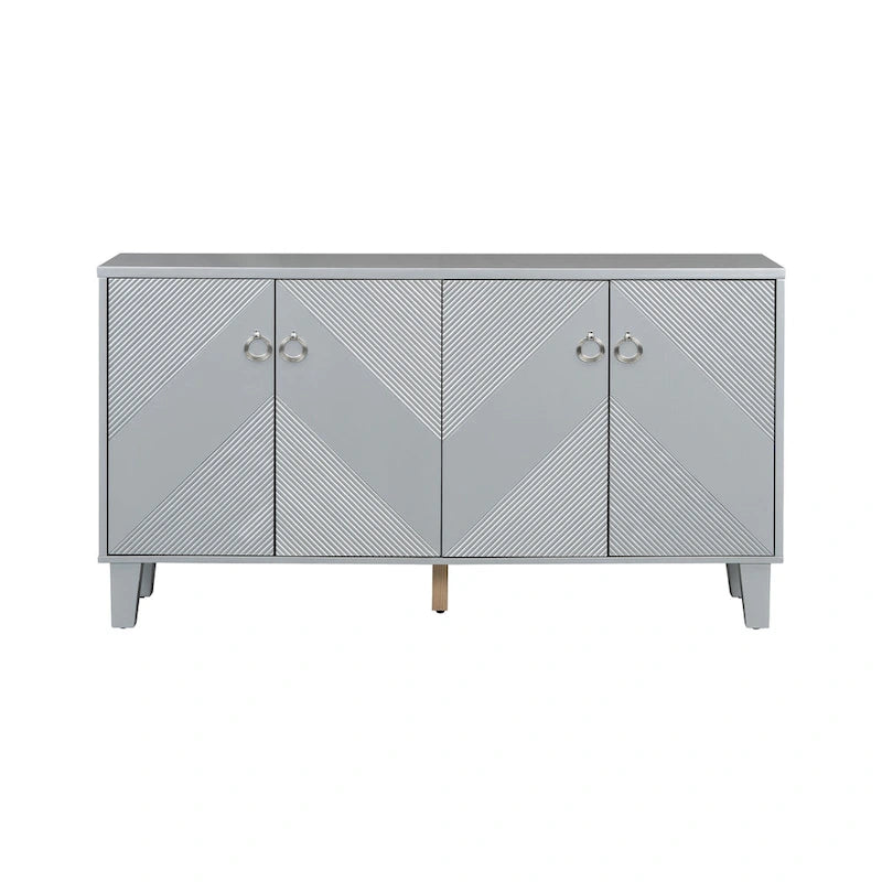 Luxury Cabinet Adorned with Geometric Patterns