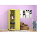 Yellow Steel Cabinet for children school space