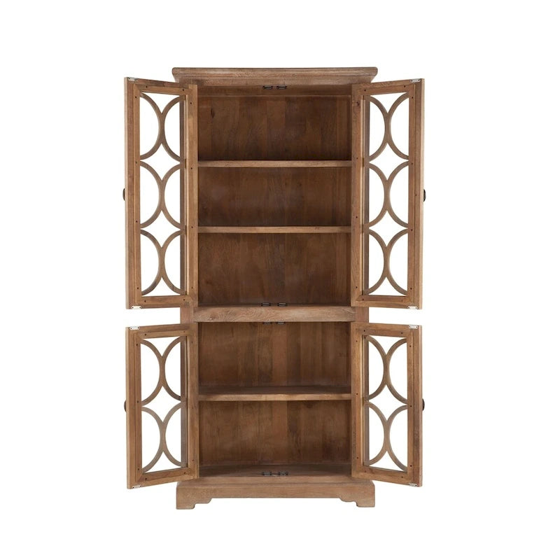 38-Inch Wide Mango Wood Cabinet