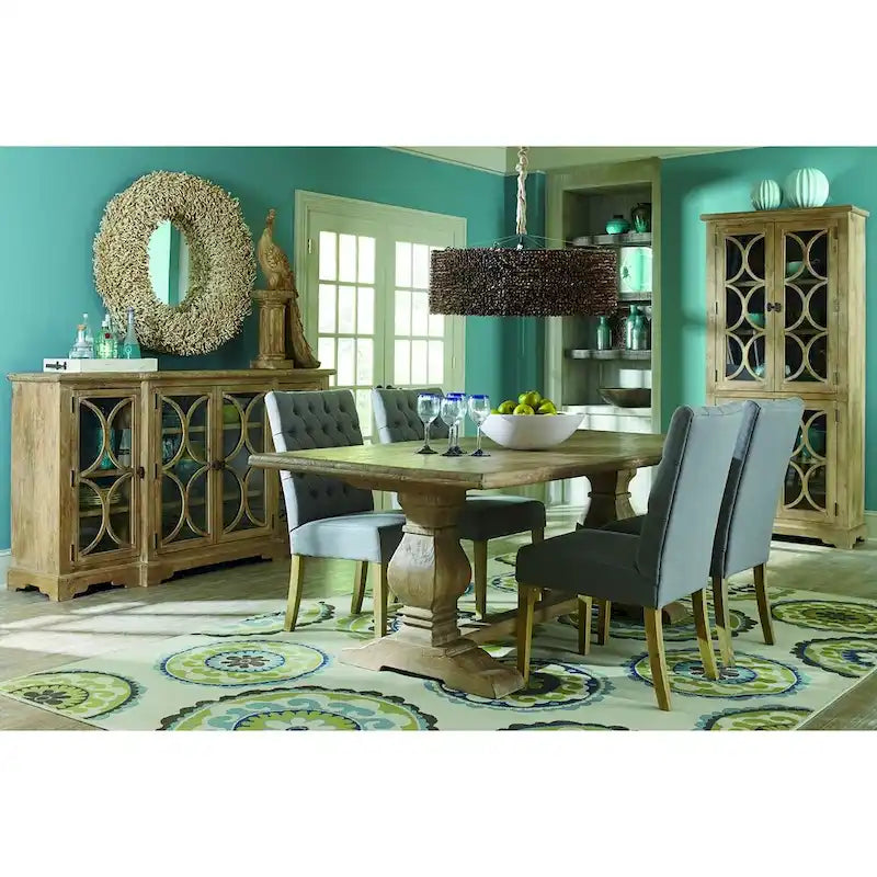 38-Inch Wide Mango Wood Cabinet