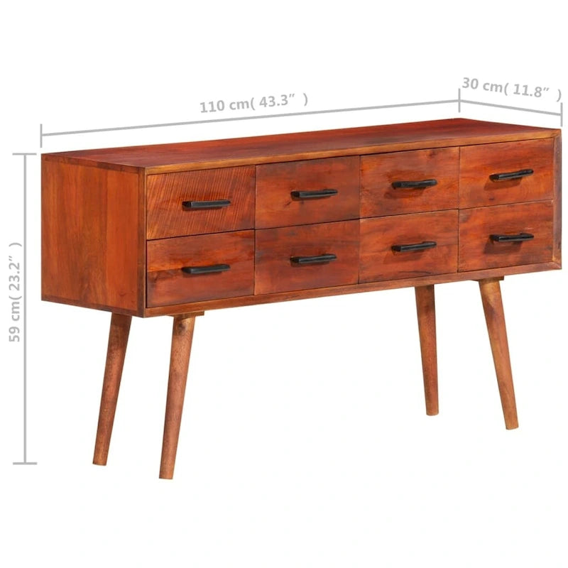 Sideboard 43.3x11.8x23.2 Solid Wood Mango