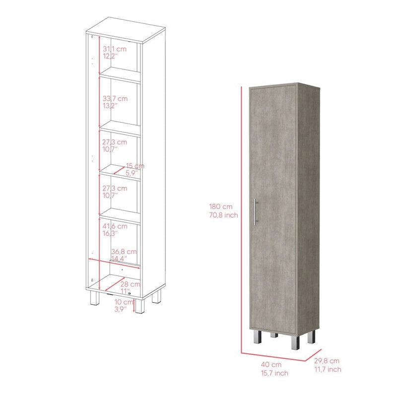 Cabinet Storage, Garage, Smokey Oak, High quality and durable