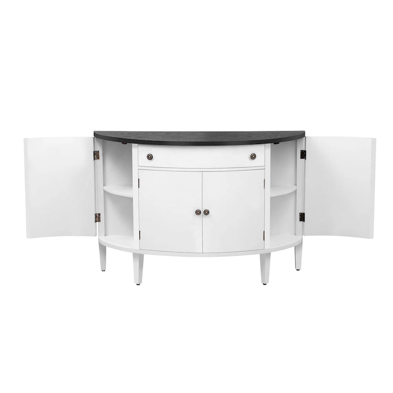 Storage Cabinet made of Fraxinus Mandschuric Solid Wood Veneer, Adjustable Shelves, Suitable for Corridors, Entrances and Study.