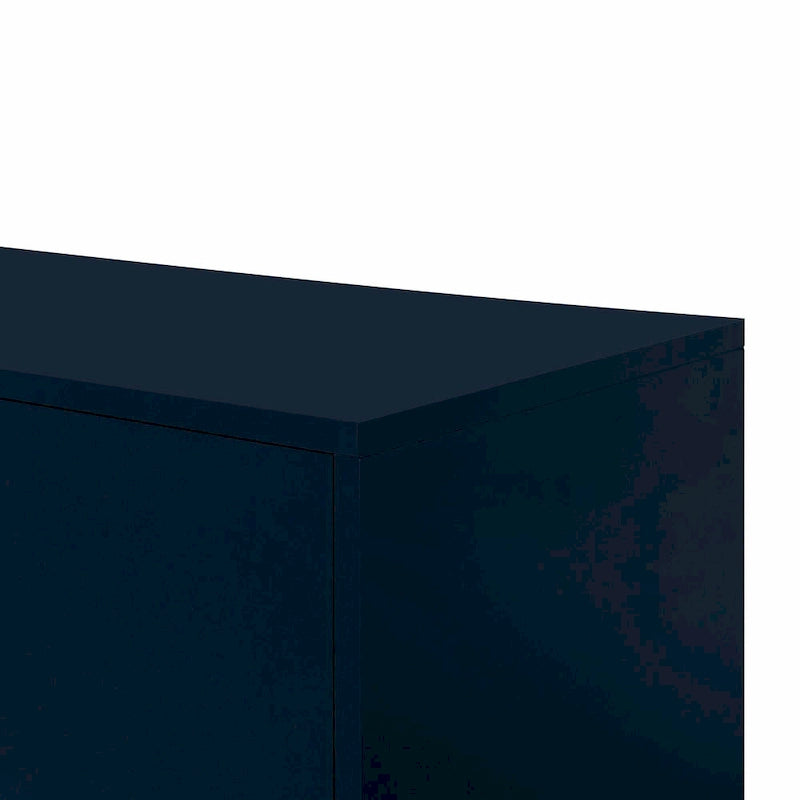 Four-Door Metal Handle Storage Cabinet