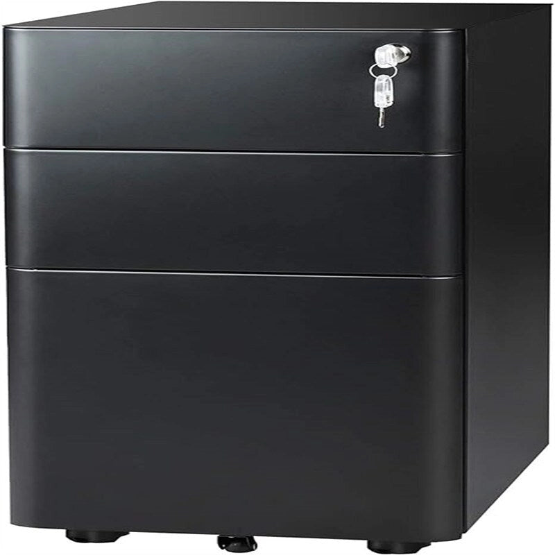 3-Drawer Slim File Cabine - 17.7D x 11.8W x 23H